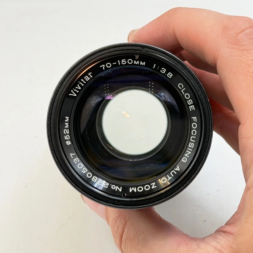 Vintage Lens Lot Vivitar 70-150mm Takumar 135mm f2.5 Promaster 28-70mm Nikon